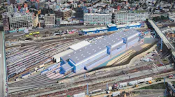 A rendering of the New York City (Sunnyside Yard).