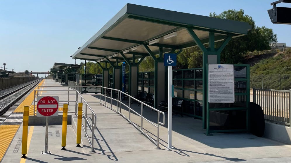 Beyond extending the original platform and adding a second, SVT also rehabilitated nearly three miles of adjacent track to enable bi-directional service at the station.