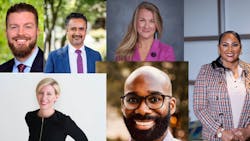 Top (from left to right): Patrick Preusser, Nauni Singh, Jamie Acton and Dorinda McCombs. Bottom (from left to right): Tina Vaz, Earl Jackson. Not pictured: Inez Gonzalez. Top (from left to right): Patrick Preusser, Nauni Singh, Jamie Acton and Dorinda McCombs. Bottom (from left to right): Tina Vaz, Earl Jackson. Not pictured: Inez Gonzalez.