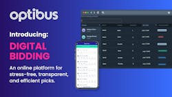 Optibus digital bidding graphic. Optibus digital bidding graphic.