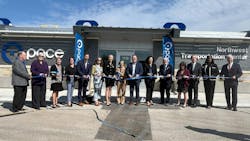 L-R: Pace Board Director Terrance Carr; Pace Board Director Linda Soto; Illinois State Representative Michelle Mussman; Illinois State Representative Jennifer Sanalitro; Cook County Commissioner Kevin Morrison; Illinois State Representative Nicolle Grasse; Illinois State Senator Darby Hills; Pace Executive Director Melinda Metzger; Pace Board Chairman Rick Kwasneski; Pace Board Director Rachel Arfa; Pace Board Director Bill McLeod; Village President of the Village of Streamwood Billie D. Roth; Illinois Tollway Executive Director Cassaundra Rouse; and Pace Board Director Christopher Canning. L-R: Pace Board Director Terrance Carr; Pace Board Director Linda Soto; Illinois State Representative Michelle Mussman; Illinois State Representative Jennifer Sanalitro; Cook County Commissioner Kevin Morrison; Illinois State Representative Nicolle Grasse; Illinois State Senator Darby Hills; Pace Executive Director Melinda Metzger; Pace Board Chairman Rick Kwasneski; Pace Board Director Rachel Arfa; Pace Board Director Bill McLeod; Village President of the Village of Streamwood Billie D. Roth; Illinois Tollway Executive Director Cassaundra Rouse; and Pace Board Director Christopher Canning.
