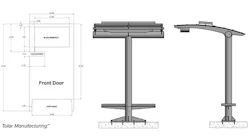 The image shows the new shelter design in graphic form.