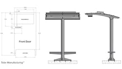 The image shows the new shelter design in graphic form. The image shows the new shelter design in graphic form.