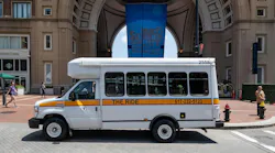 MBTA The Ride paratransit van.