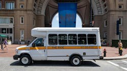 MBTA The Ride paratransit van. MBTA The Ride paratransit van.