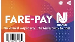 New Jersey Transit's FARE-PAY card. New Jersey Transit's FARE-PAY card.