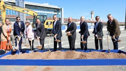 The Port Authority of New York and New Jersey broke ground on a new 2.5-mile automated people mover AirTrain Newark system at Newark Liberty International Airport. The Port Authority of New York and New Jersey broke ground on a new 2.5-mile automated people mover AirTrain Newark system at Newark Liberty International Airport.