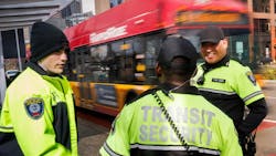 King County Metro Transit security officers. King County Metro Transit security officers.