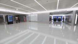 The lobby of the South Water Street entrance. The lobby of the South Water Street entrance.