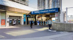 A rendering of the Stadium–Chinatown SkyTrain Station.
