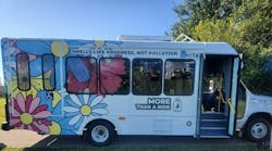 A Butler County Regional Transit Authority propane-powered bus. A Butler County Regional Transit Authority propane-powered bus.