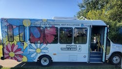 A Butler County Regional Transit Authority propane-powered bus. A Butler County Regional Transit Authority propane-powered bus.