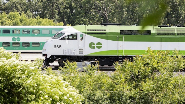 A GO Train station.