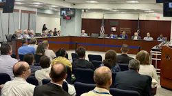 The SEPTA board sits before an audience.