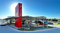 The renovated Randolph Transit Center. The renovated Randolph Transit Center.