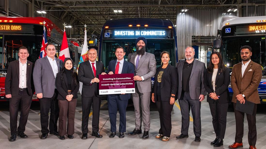 The government of Canada, the government of Ontario and the city of Brampton, Ontario, is making a combined investment of C$183 million (US$130.2 million) to purchase 136 buses for Brampton Transit.