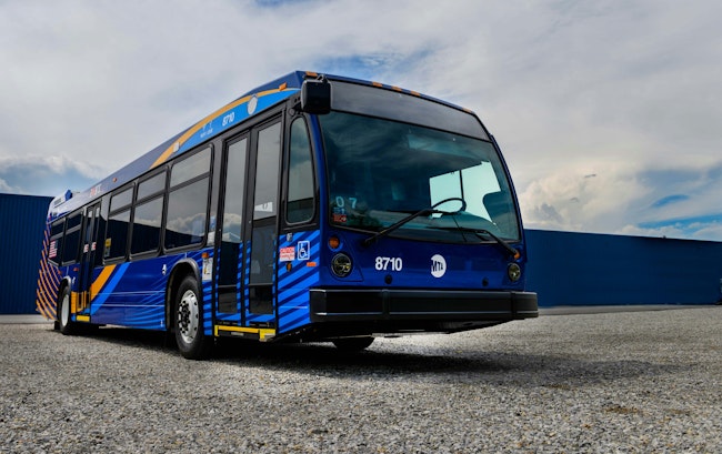 A Metropolitan Transportation Authority Nova bus.