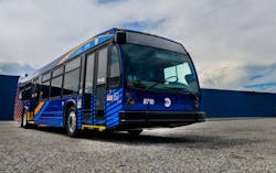 A Metropolitan Transportation Authority Nova bus. A Metropolitan Transportation Authority Nova bus.