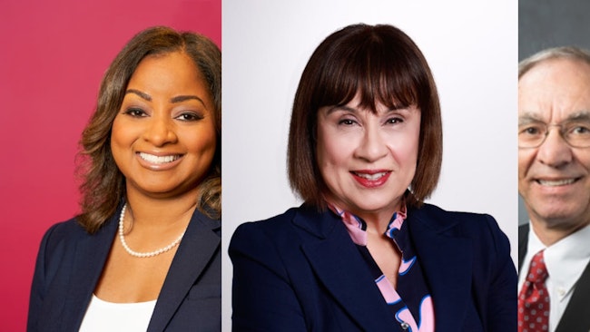 Tyra Redus (left), Priscilla Ingle (middle) and Razi Hosseini (right).