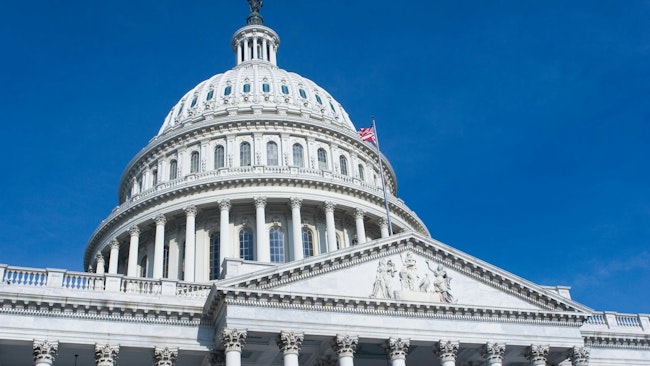 East Side of The US Capitol Building in Washington, D.C.