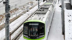 The Deux-Montagnes branch begin passenger service on the Réseau express métropolitain on Nov. 17. The Deux-Montagnes branch begin passenger service on the Réseau express métropolitain on Nov. 17.
