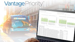 A person works on a computer with the VantagePriority software. A person works on a computer with the VantagePriority software.