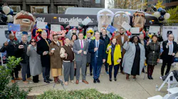WMATA and local leaders gathered to make the first tap on a Metrobus.