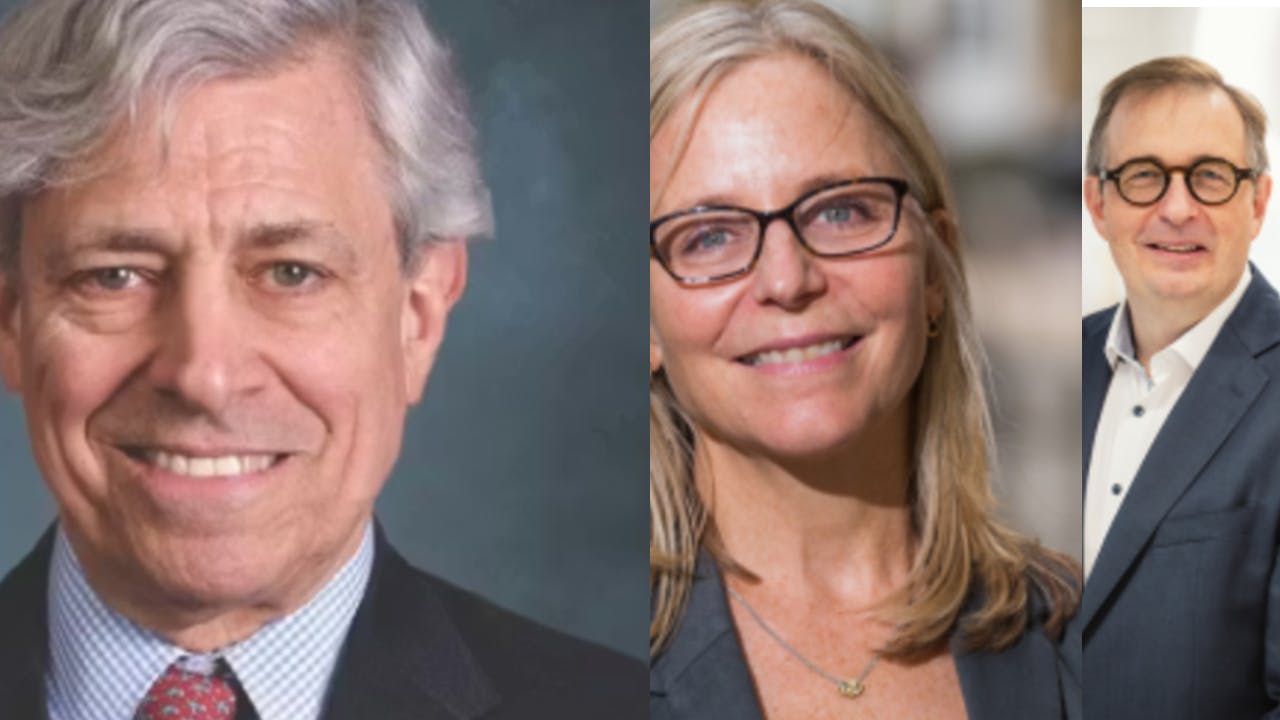 Rick Cotton (left), Lilli Matson (center) and Gautier Brodeo (right).