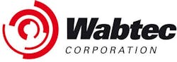 Wabtec Corporation logo. Wabtec Corporation logo.