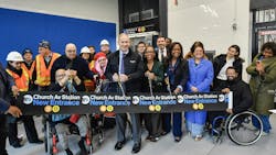 The Metropolitan Transportation Authority completed the station and accessibility upgrades at the Church Avenue B, Q subway station in Brooklyn. The Metropolitan Transportation Authority completed the station and accessibility upgrades at the Church Avenue B, Q subway station in Brooklyn.