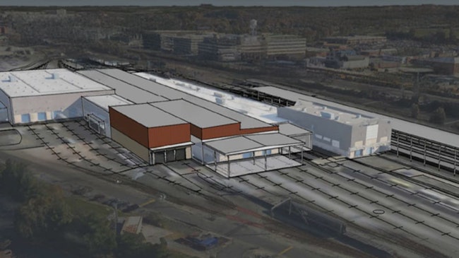 A rendering of the Ivy City Yard modernization project.