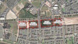 The image shows an aerial view of the TOD plans. The image shows an aerial view of the TOD plans.