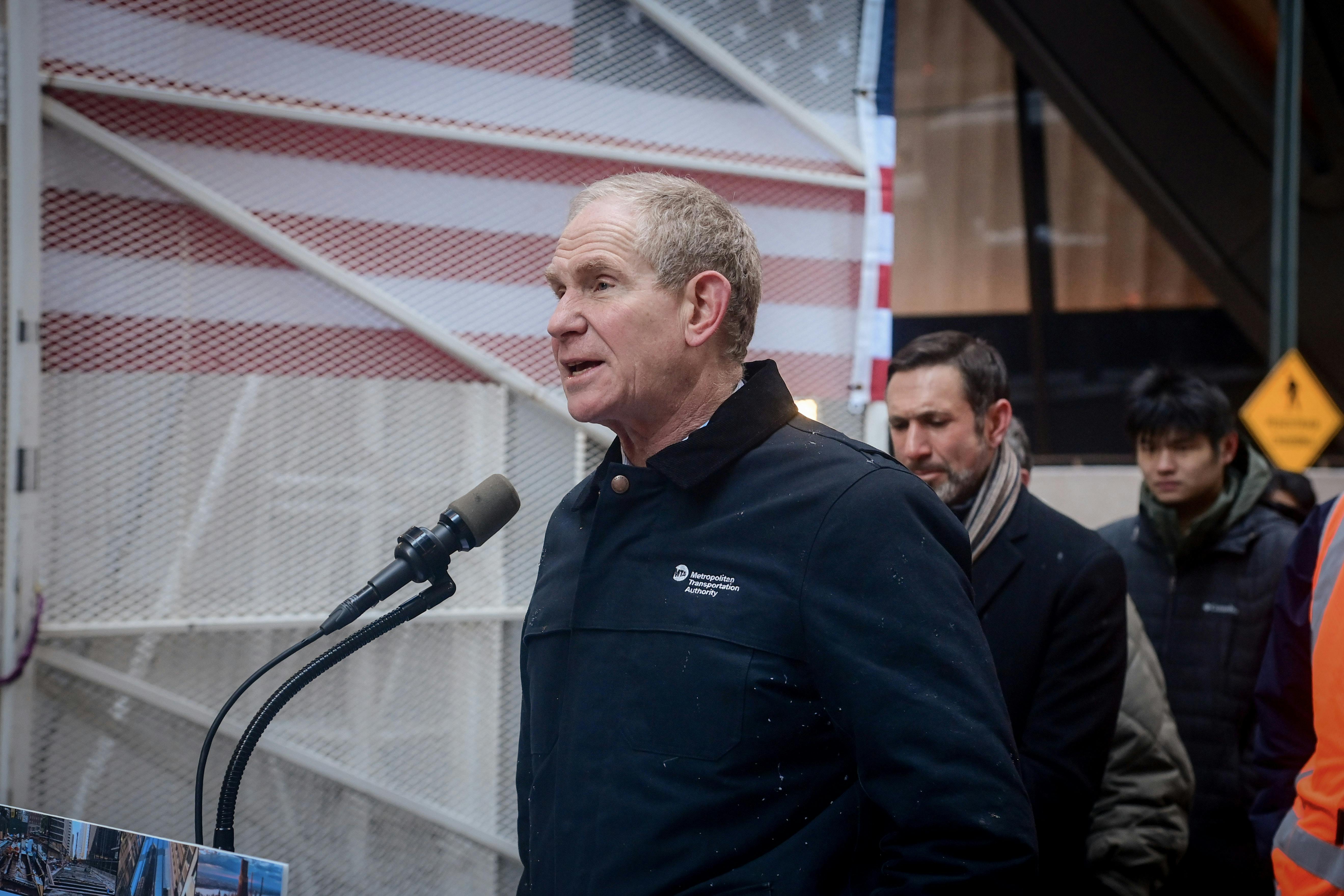 MTA Chair and CEO Janno Lieber announce partnerships with JPMorganChase and Vornado to make necessary repairs to the Grand Central Terminal train shed that runs beneath Park Avenue on Tuesday, Dec 16, 2025.