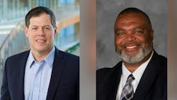 Head shots of John Sapps and Frank White III. Head shots of John Sapps and Frank White III.