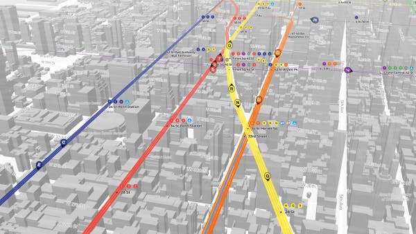 AP Transit launches real-time, 3D NYC subway map