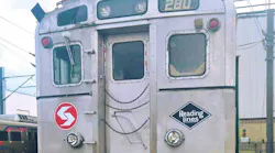A Southeastern Pennsylvania Transportation Authority Silverliner IV railcar.
