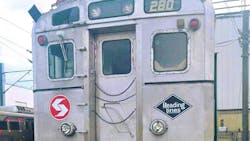 A Southeastern Pennsylvania Transportation Authority Silverliner IV railcar. A Southeastern Pennsylvania Transportation Authority Silverliner IV railcar.