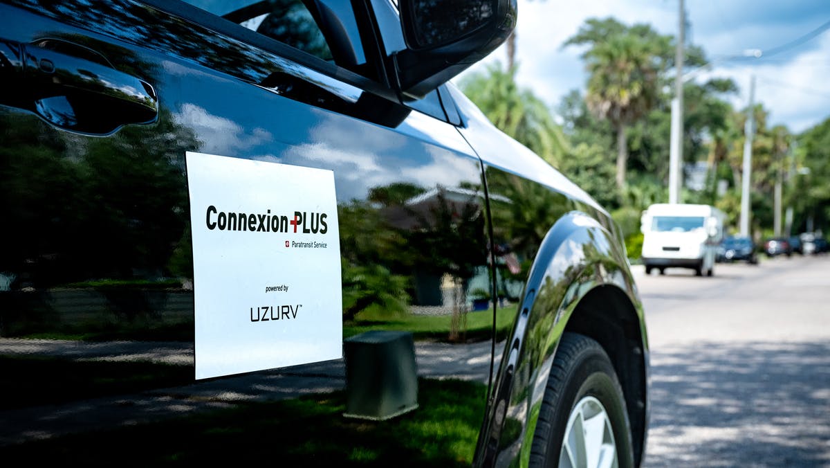 A Jacksonville Transportation Authority premium Connexion Plus vehicle.