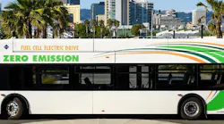 An Alameda-Contra Costa Transit District zero-emission bus.