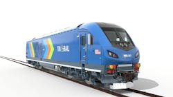 A charger locomotive. A charger locomotive.