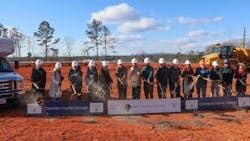 CATS and local leaders throw shovel fulls of dirt at the groundbreaking. CATS and local leaders throw shovel fulls of dirt at the groundbreaking.