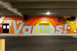 The inside of the McGovern Intermodal Transportation Center. The inside of the McGovern Intermodal Transportation Center.