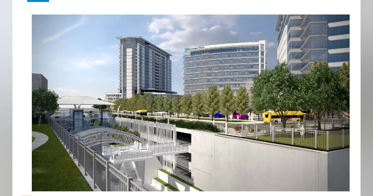 DART breaks ground on 500-space surface parking garage TOD project in ...