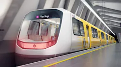A rendering of the Sepulveda Transit Corridor Project railcar.