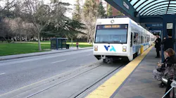 A Santa Clara Valley Transportation Authority train.