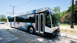 A Charlotte Area Transit System bus. A Charlotte Area Transit System bus.