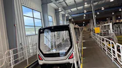 An Alstom Innovia APM R vehicle.