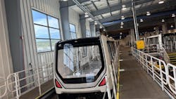 An Alstom Innovia APM R vehicle. An Alstom Innovia APM R vehicle.