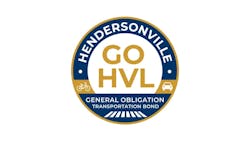 The image displays a Hendersonville logo with 'GO HVL' in the center and :General Obligation Transportation Bond' printed above a crosswalk glyph. The image displays a Hendersonville logo with 'GO HVL' in the center and :General Obligation Transportation Bond' printed above a crosswalk glyph.