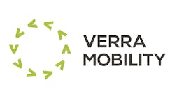 Verra Mobility logo. Verra Mobility logo.